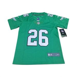 Philadelphia Eagles Kids Saquon Barkley Jersey sizes 4-5T, Youth S Nike